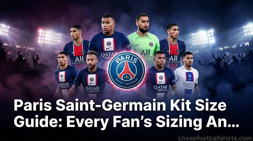 Paris Saint-Germain Kit Size Guide: Every Fan’s Sizing An...