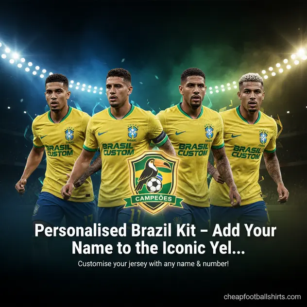 Personalised Brazil Kit, Add Your Name to the Iconic Yel...
