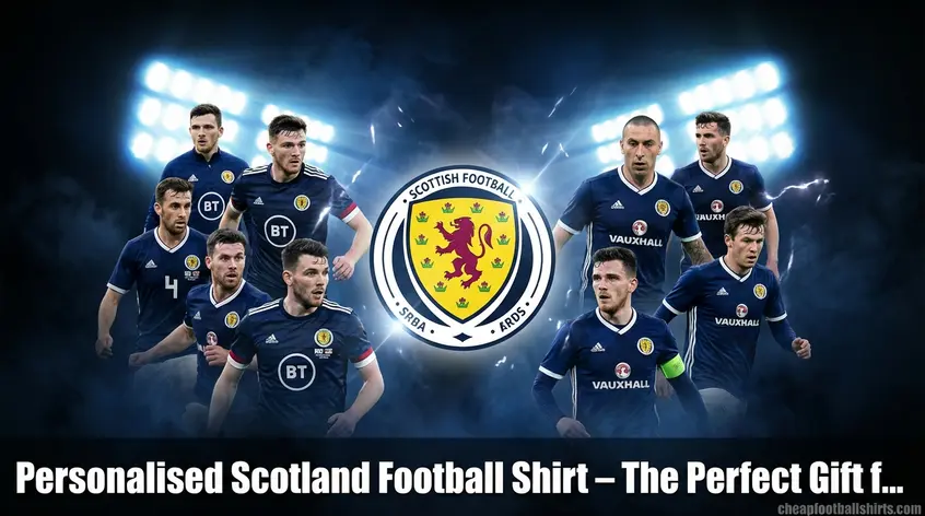 Personalised Scotland Football Shirt, The Perfect Gift f...