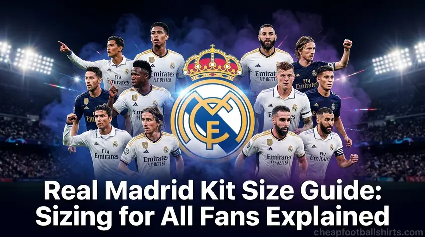 Real Madrid Kit Size Guide: Sizing for All Fans Explained