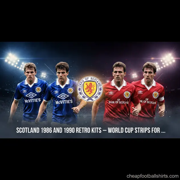 Scotland 1986 and 1990 Retro Kits, World Cup Strips for ...