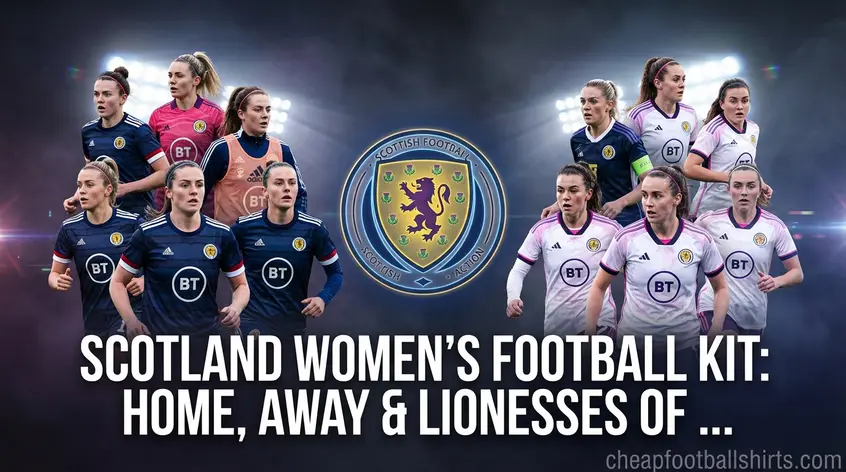Scotland Women's Football Kit: Home, Away & Lionesses of ...