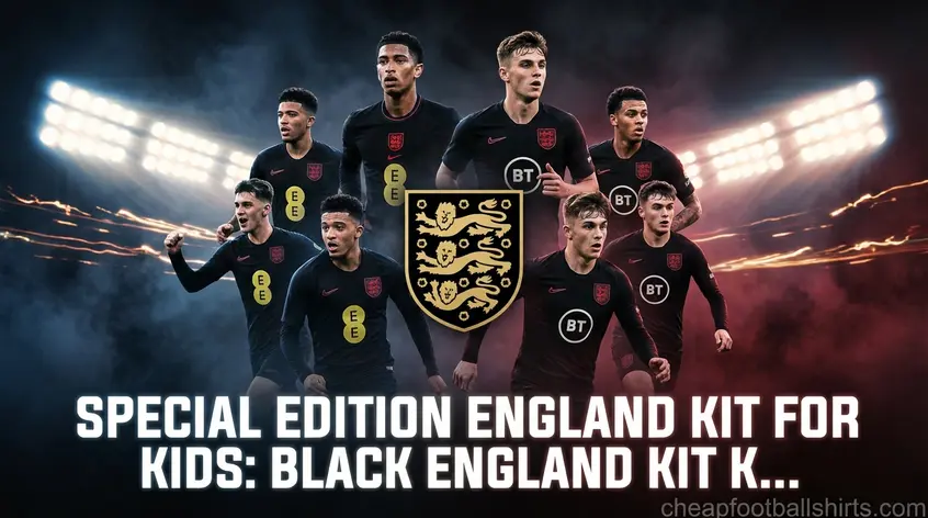Special Edition England Kit for Kids: Black England Kit K...