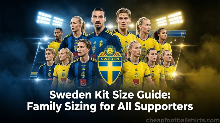 Sweden Kit Size Guide: Family Sizing for All Supporters