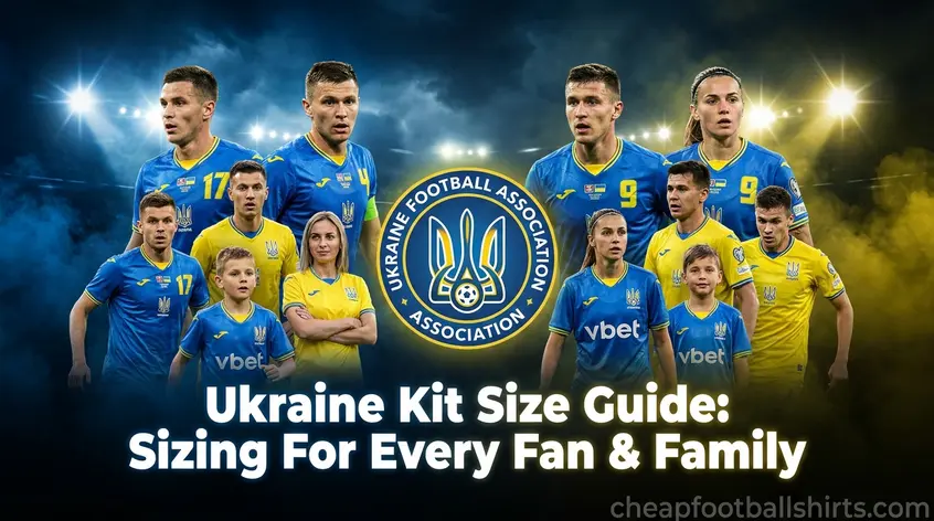 Ukraine Kit Size Guide: Sizing For Every Fan & Family