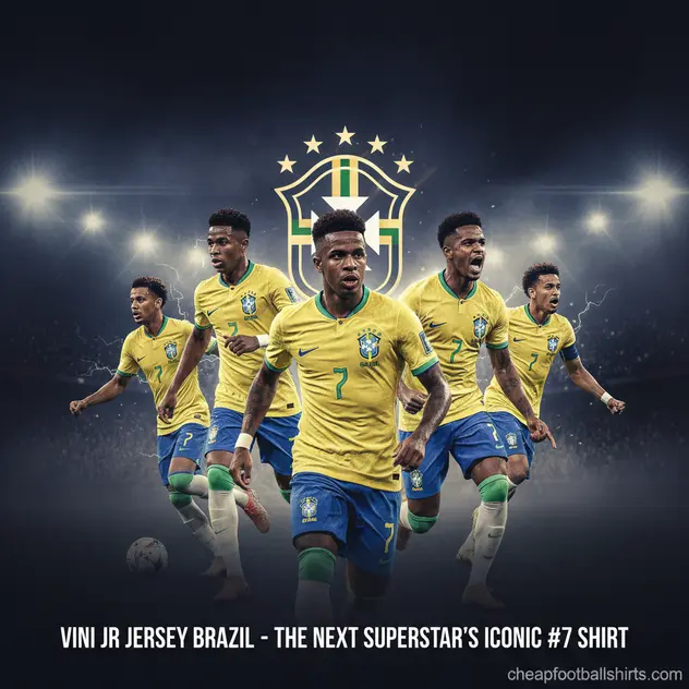 Vini Jr Jersey Brazil, The Next Superstar's Iconic #7 Shirt