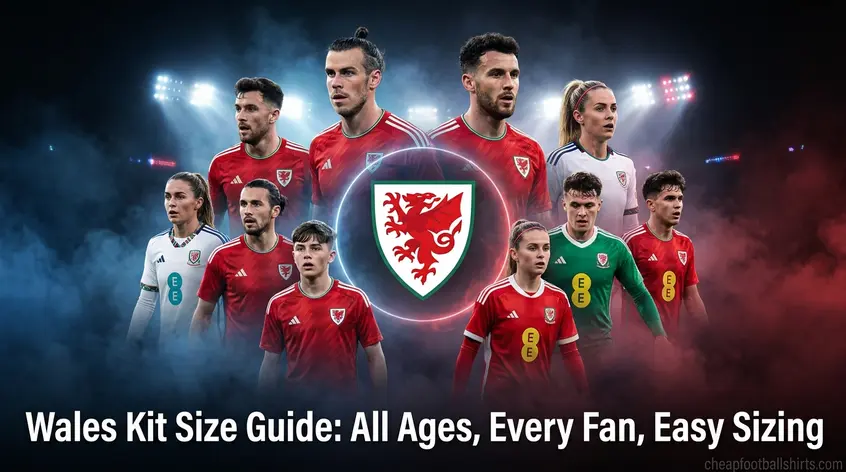 Wales Kit Size Guide: All Ages, Every Fan, Easy Sizing
