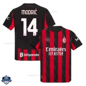 AC Milan MODRIĆ 14 Home Cheap Football Shirts 2025/26 _Overview