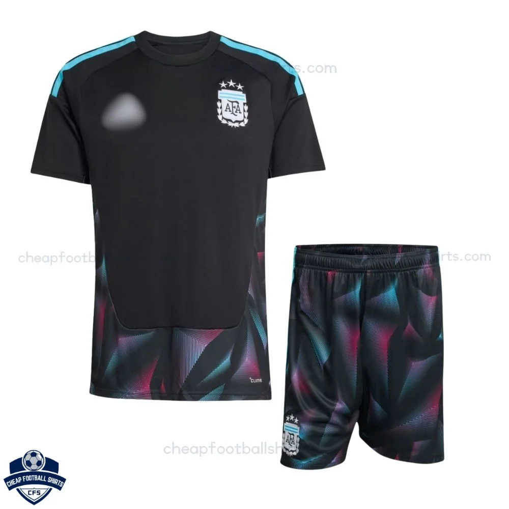 Argentina World Cup 2026 Goalkeeper for Men and Kids Cheap Football Kit - front view