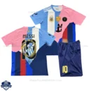 Argentina World Cup 2026 MESSI 10 Special Edition Kids Cheap Football Kit - overview