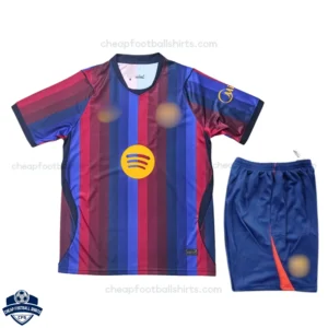 Barcelona Home Kids 2026/27 - Front View