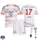 Bayern Munich OLISE 17 Away Kids Cheap Football Kit 2025/26 - overview