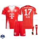 Bayern Munich OLISE 17 Home Kids Cheap Football Kit 2025/26 - overview
