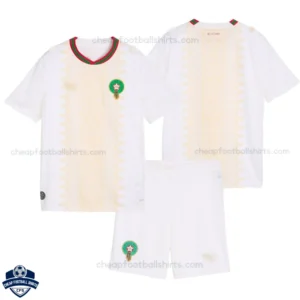 Morocco World Cup 2026 Away Kids Cheap Football Kit - overview