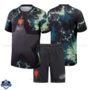 Netherlands World Cup 2026 Black Goalkeeper for Men and Kids Cheap Football Kit - overview