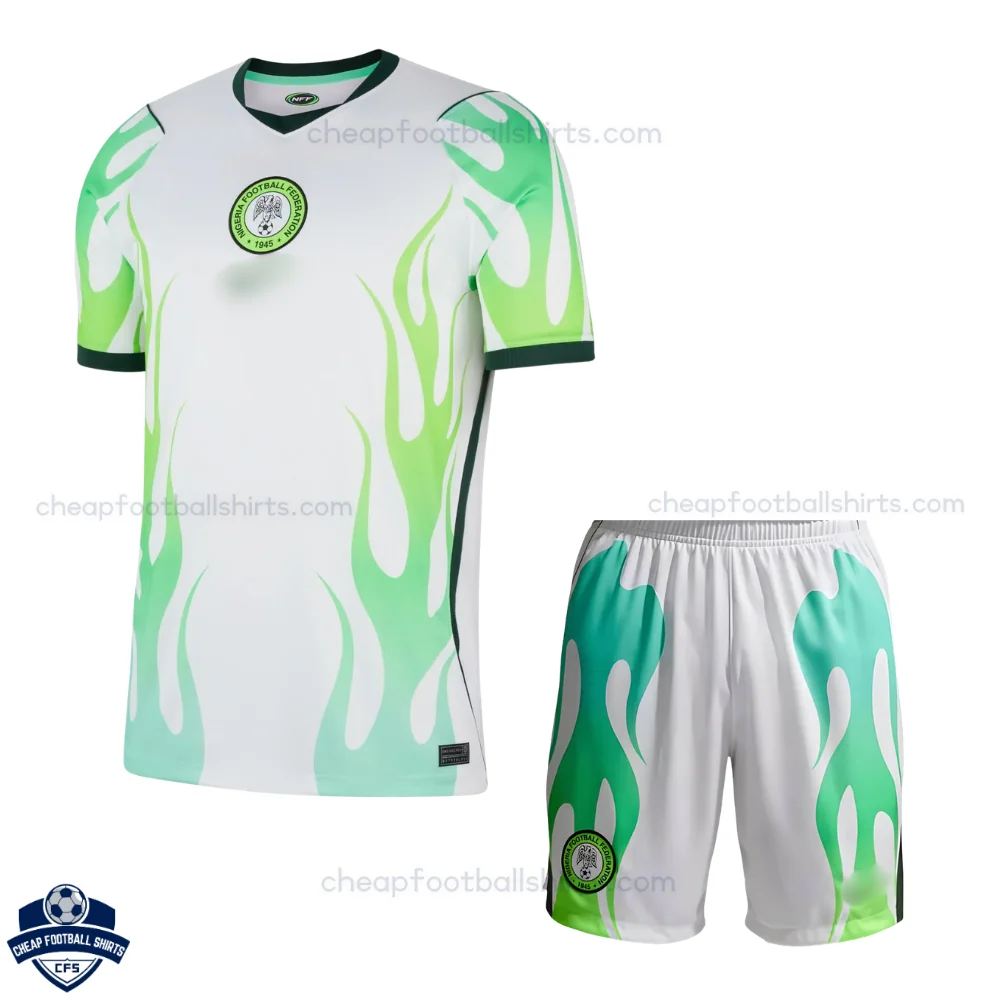 Nigeria World Cup 2026 Away Kids Cheap Football Kit - front view
