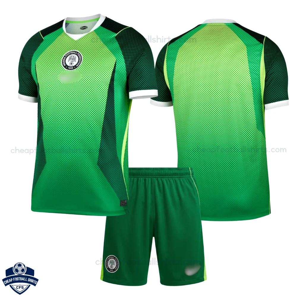 Nigeria World Cup 2026 Home Kids Cheap Football Kit - overview