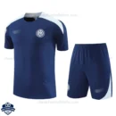 Inter Milan Navy Blue Training Kids Cheap Football Kit 2025/26 - Front View