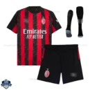 AC Milan Home Kids Football Kit 25/26 With Socks