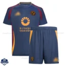 AS Roma Third Kids Football Kit 24/25 - Front View