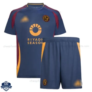 AS Roma Third Kids Football Kit 24/25 - Front View