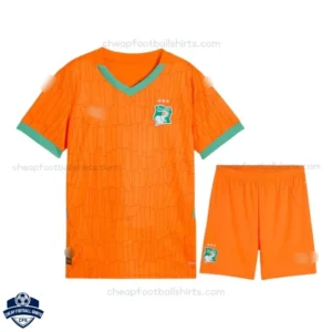 Ivory Coast Home Kids Football Kit 25/26 - Front view