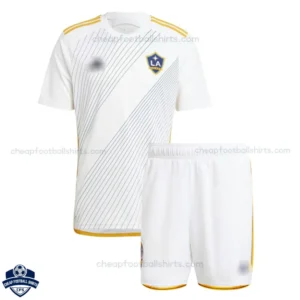 LA Galaxy Home Kids Football Kit 24/25 - Front View