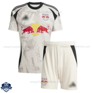New York Red Bulls Away Kids Football Kit 24/25 - Front View