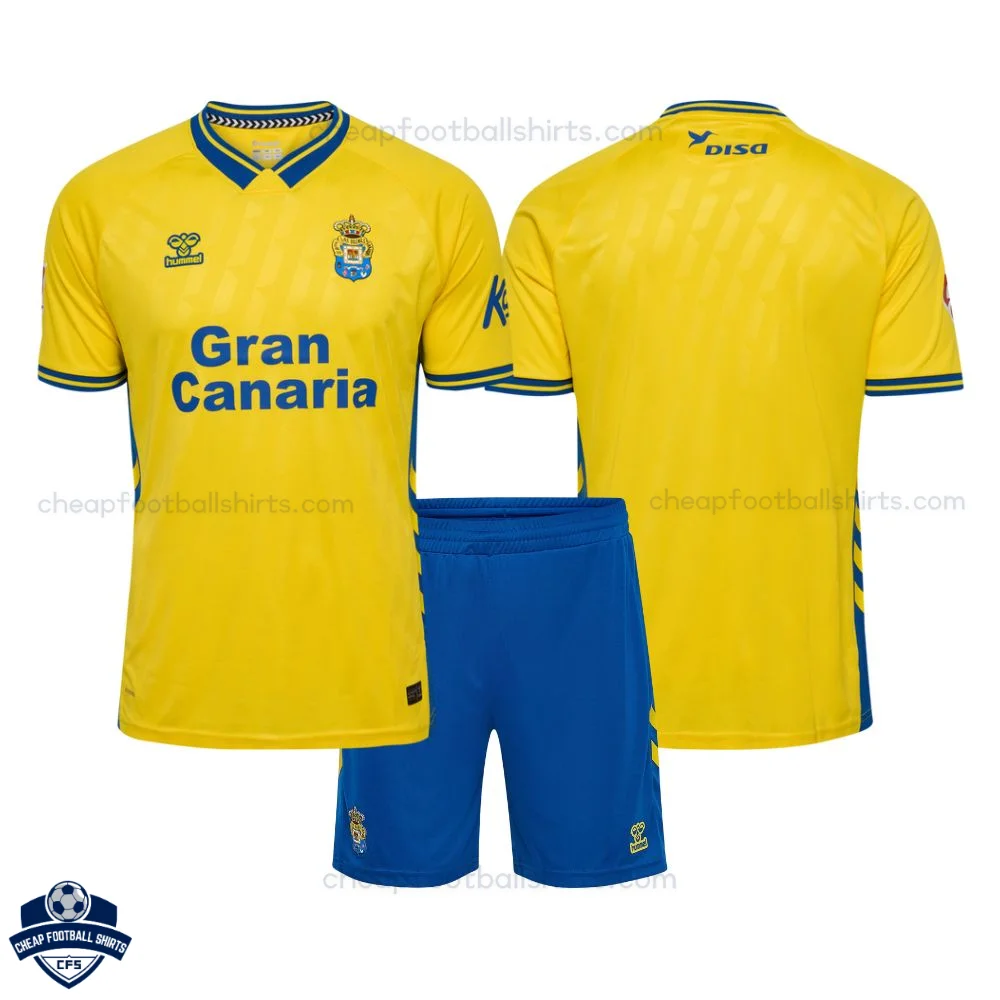 UD Las Palmas Home Kids Football Kit 2025/26