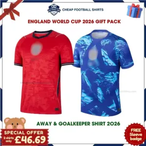 England World Cup 2026 Gift Pack - Away and Goalkeeper Men