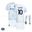 Inter Milan Away Kids Cheap Football Kit 2025/26 LAUTARO 10 - Overview with socks