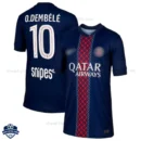 PSG Home Men Football Shirt 25/26 O.DEMBÉLÉ 10 - Overview
