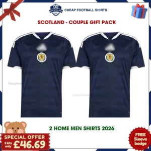 Scotland World Cup 2026 Gift Pack – Home Men Cheap Football Shirts
