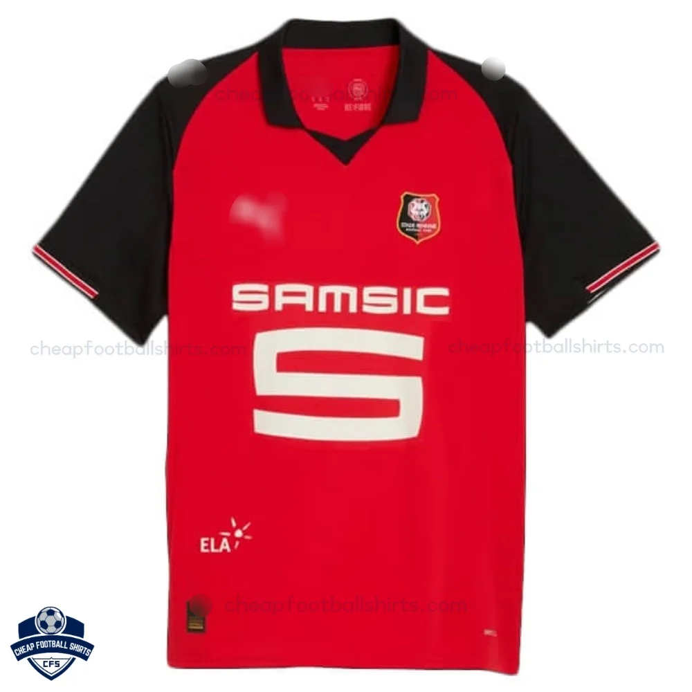 Stade Rennais Home Cheap Football Shirts 2025/26 - Front View