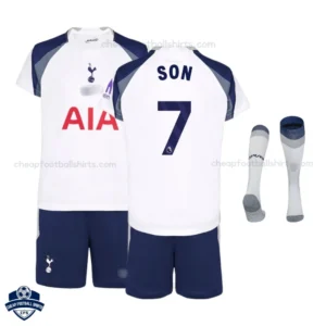 Tottenham Hotspur SON 7 Home Kids Cheap Football Kit 2025/26 - Overview