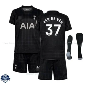 Tottenham Hotspur VAN DE VEN 37 Away Kids Cheap Football Kit 2025/26 - Overview