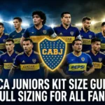 Boca Juniors Kit Size Guide: Full Sizing for All Fans