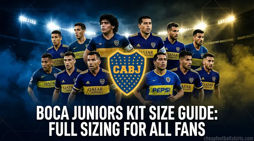 Boca Juniors Kit Size Guide: Full Sizing for All Fans