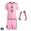 Inter Miami Home Kids Football Kit 24/25