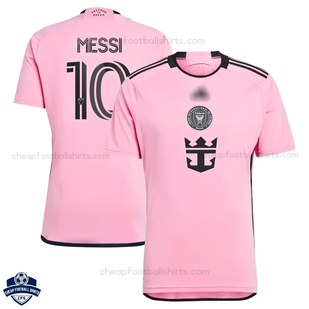 Inter Miami Home Men Football Shirt 24/25 MESSI 10 - Front View