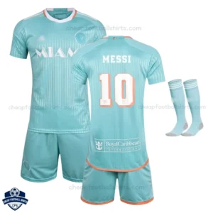 Inter Miami Third Kids Football Kit 24/25 MESSI 10 - Front View