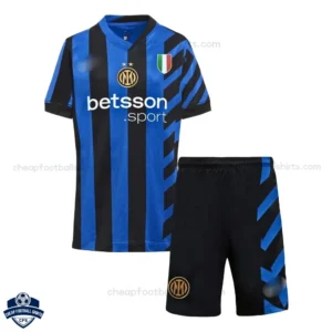 Inter Milan Home Kids Football Kit 24/25 - Front View