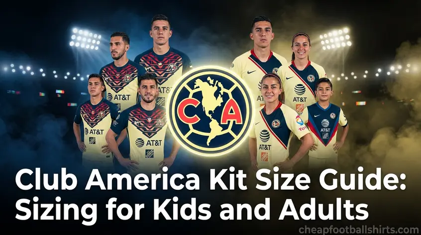 Club America Kit Size Guide: Sizing for Kids and Adults