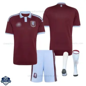 Aston Villa Home Kids Cheap Football Kit 2026/27 - Overview