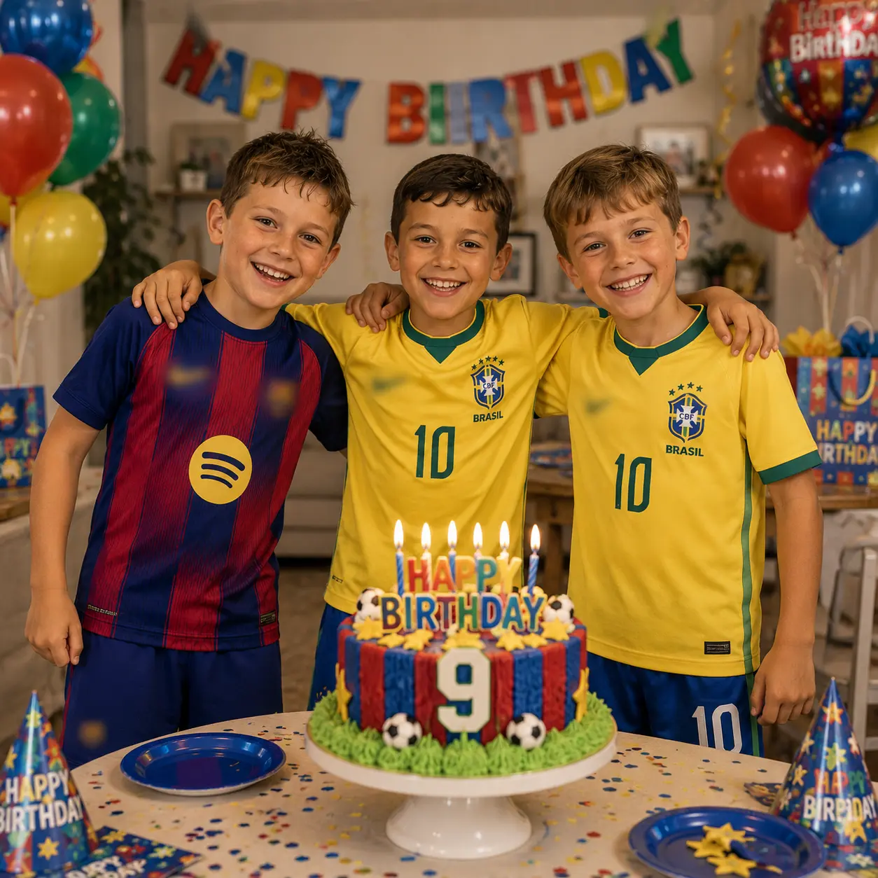 Barcelona and Brazil World Cup 2026 Gift Pack - LAMINE YAMAL 10 and NEYMAR JR 10