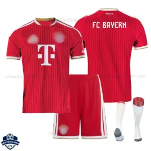 Bayern Munich Home Kids Cheap Football Kit 2026/27 - overview