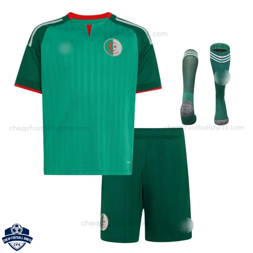 Algeria World Cup 2026 Away Kids Cheap Football Kit - front view