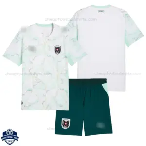 Austria World Cup 2026 Away Kids Cheap Football Kit - overview