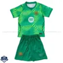 Barcelona Green Goalkeeper Kids Cheap Football Kit 2026/27 - Front View