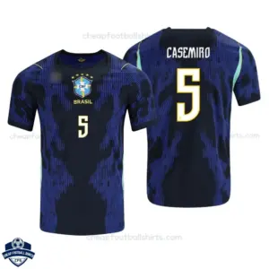 Brazil World Cup 2026 Away Men Cheap Football Shirt - CASEMIRO 5 - overview